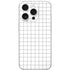 White Grid iPhone 16 Pro Skin